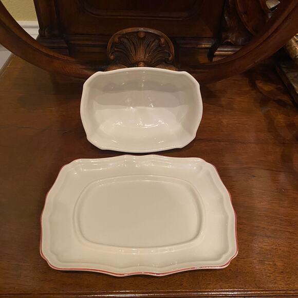 MINT Villeroy & Boch Petite Fleur Butter Dish Villeroy and Boch - Picture 6 of 8